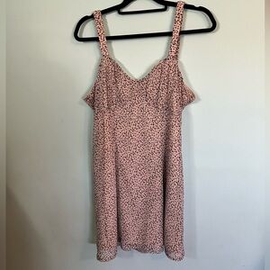 American Eagle Leopard Print Mini Dress